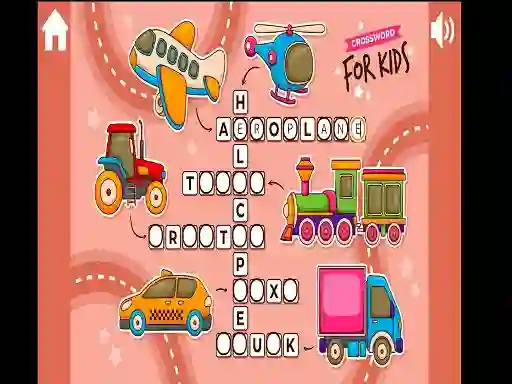 Juego Crossword for Kids en línea