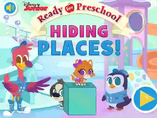 Juego Ready for Preschool Hiding Places en línea