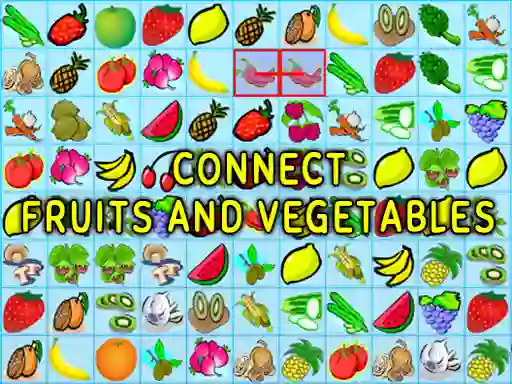 Juego Connect Fruits and Vegetables en línea