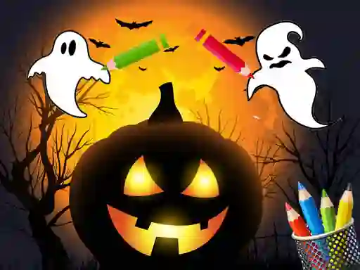 Juego Scary Party Coloring en línea