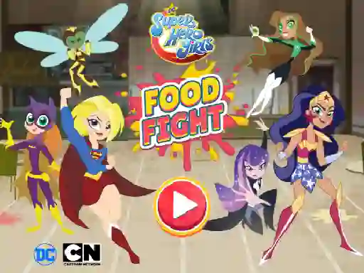 Juego DC Super Hero Girls Food Fight en línea