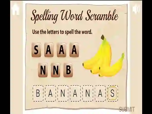 Juego Spelling Word Scramble en línea