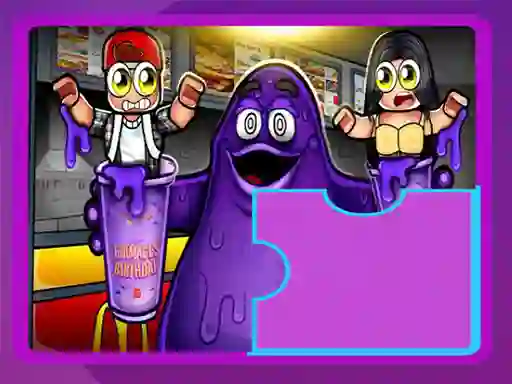 Juego Grimace Shake Puzzle en línea