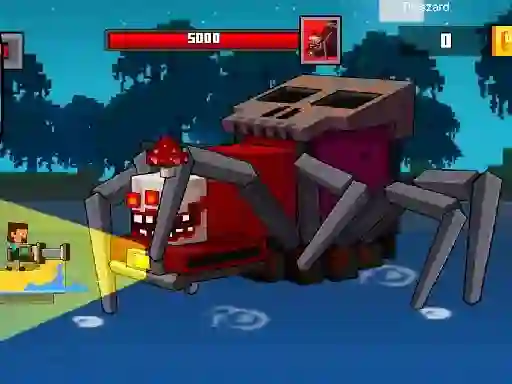 Juego Pirate Block Craft Monster Shooter en línea