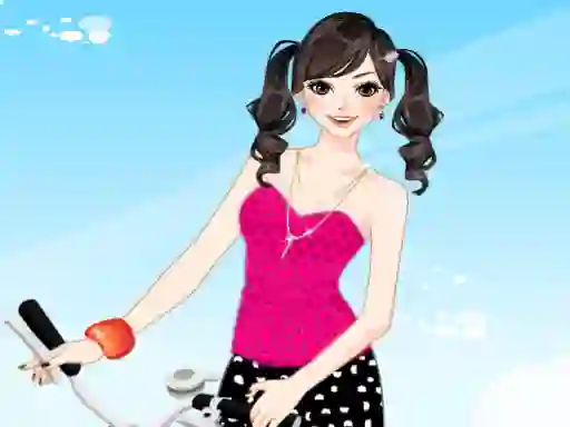 Juego Bicycle Girl Dressup en línea