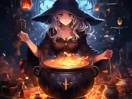 Juego Anime girls Witchcraft en línea