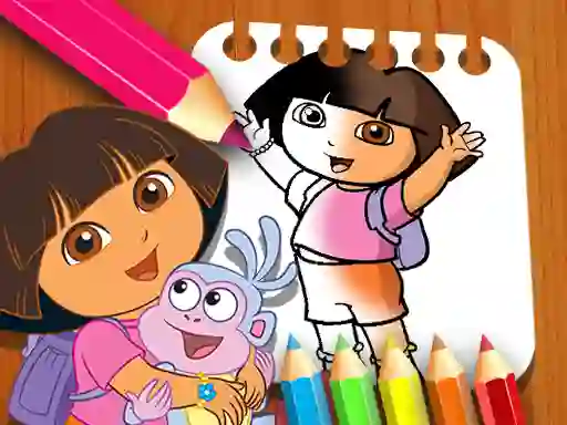 Juego Dora the Explorer the Coloring Book en línea