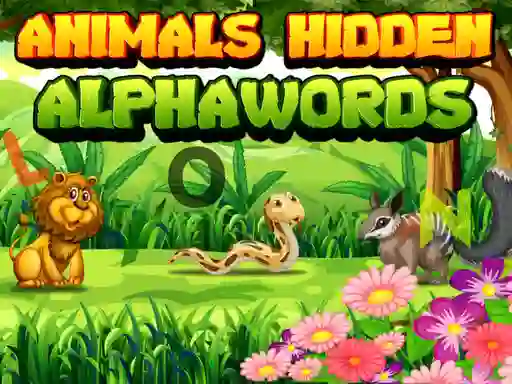 Juego Animals Hidden AlphaWords en línea