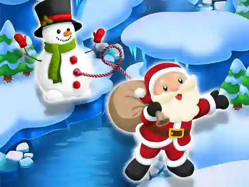 Juego Santa SnowMan Jump en línea
