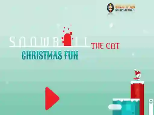 Juego Snowball The Cat Christmas Fun en línea