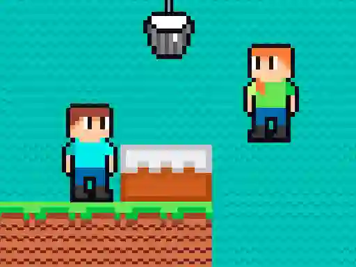 Juego Brothers are making a cake en línea