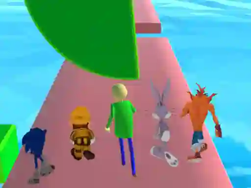 Juego Fun Race 3D baldi's basics en línea