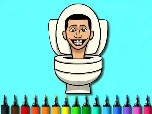 Juego Color Skibidi Toilet en línea