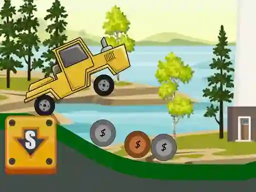 Juego Hill Climb Tractor 2D en línea