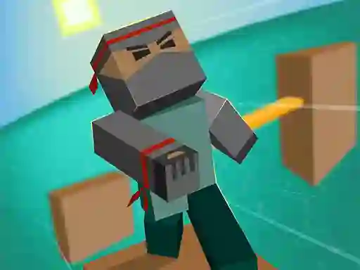 Juego Blocky Parkour Ninja en línea