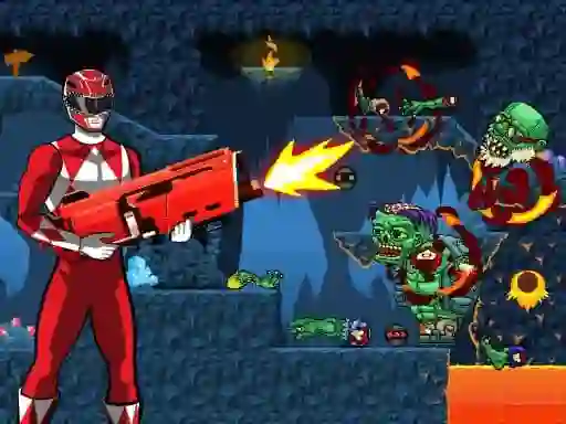Juego Power Rangers shoot Zombie en línea