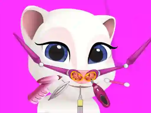 Juego Little Angela Nose Doctor en línea