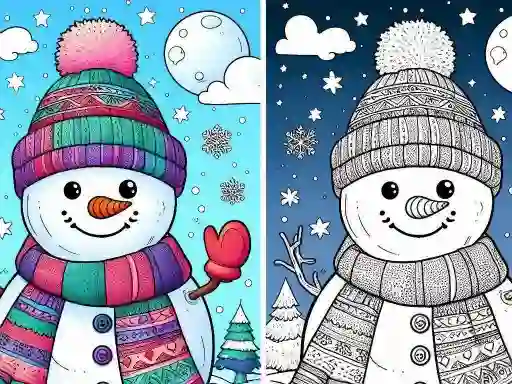 Juego Coloring book Winter en línea