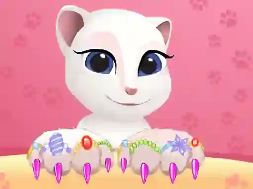 Juego Talking Tom Angela Great Manicure en línea