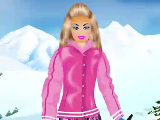 Juego Barbie Snowboard Dress en línea
