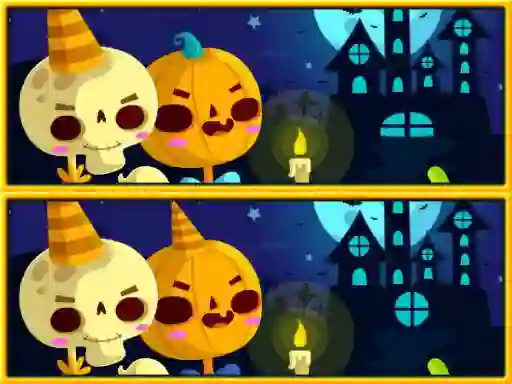Juego Find Differences Halloween en línea
