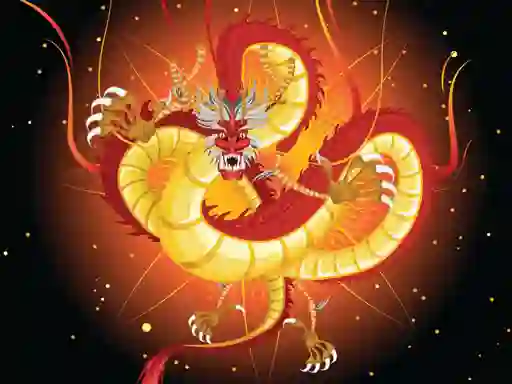Juego Chinese Dragons Coloring en línea