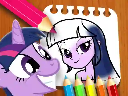 Juego Equestria Girls Coloring Book en línea