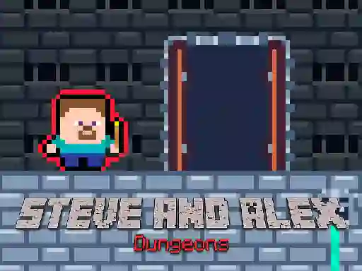 Juego Steve and Alex Dungeons en línea