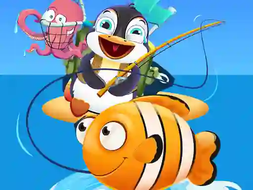 Juego Baby Penguin Fishing en línea