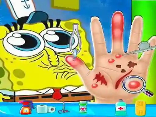 Juego Spongebob Hand Doctor en línea