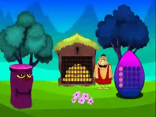 Juego Caveman Treasure Escape en línea
