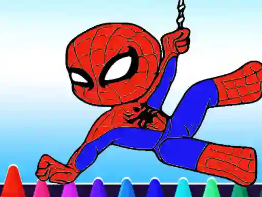 Juego Spiderman Coloring book en línea