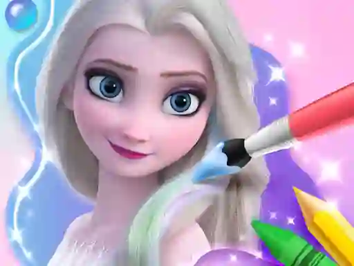 Juego Coloring Book For Elsa en línea