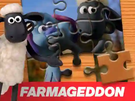 Juego  A Shaun the Sheep Movie Farmageddon Jigsaw Puzzle en línea