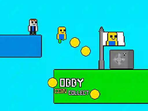 Juego Obby vs Bacon Rainbow Parkour en línea