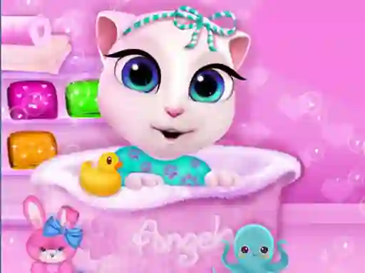 Juego Baby Angela Bathing Time en línea