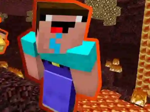 Juego Noob Parkour: Nether en línea
