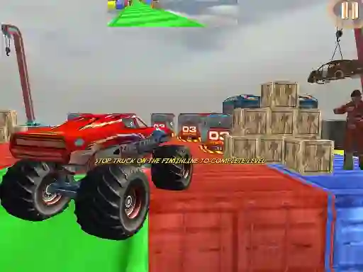 Juego Monster Truck Driving Stunt Game Sim en línea