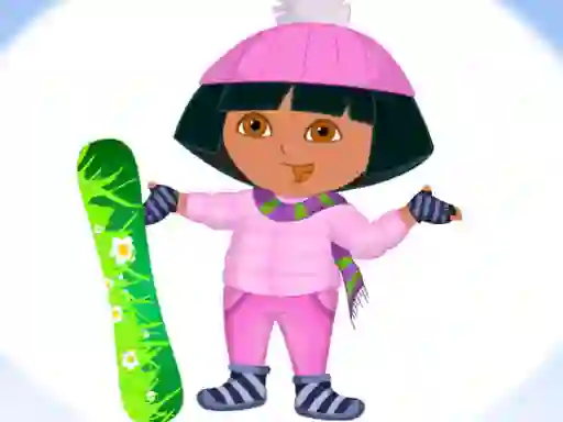 Juego Dora Ski Winter Dressup en línea