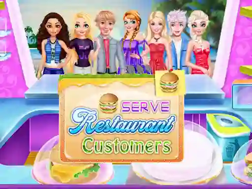 Juego Serve Restaurant Customers en línea