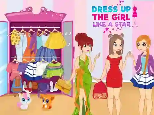 Juego Dress Up The Girl Like A Star en línea