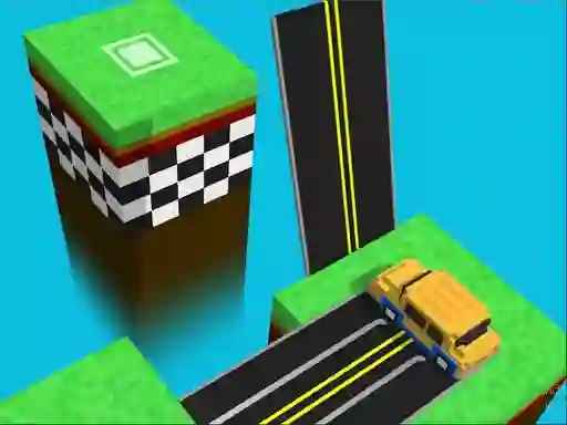 Juego Blocky Taxy ZigZag en línea