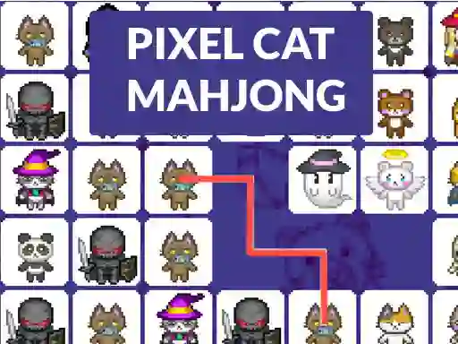 Juego Pixel cat mahjong en línea