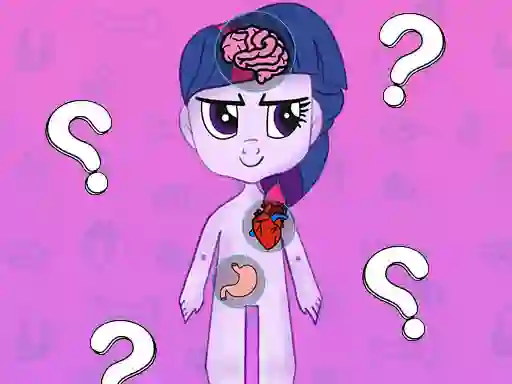 Juego My Little Pony Learning The Body en línea