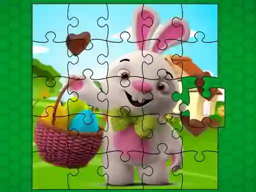 Juego Easter Bunny Eggs Jigsaw en línea