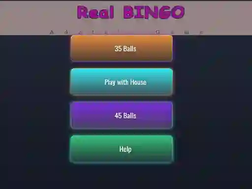 Juego Real BINGO en línea