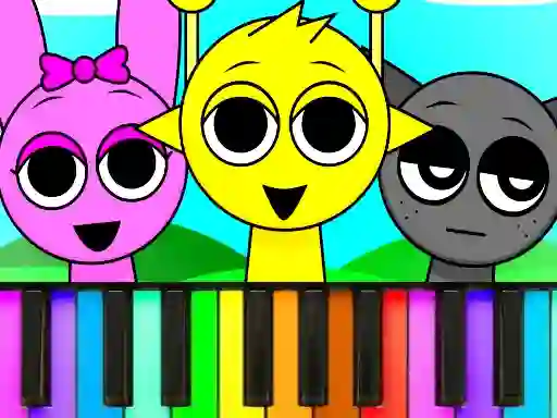 Juego Sprunki Piano Explorer en línea