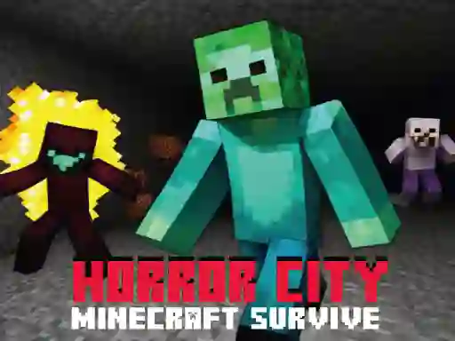 Juego Horror City Minecraft Survive en línea