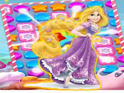 Juego Princess Rapunzel Match3 en línea