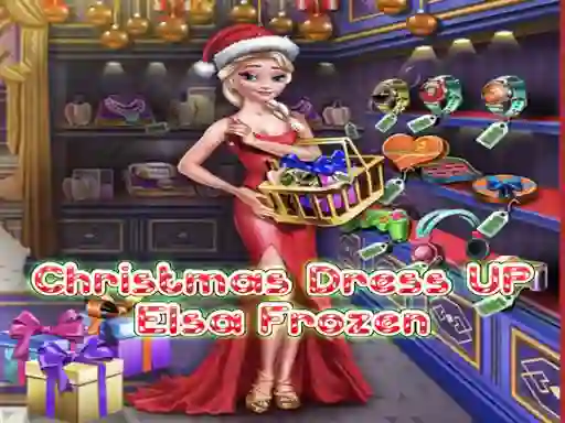 Juego Elsa Frozen Christmas Dress up en línea